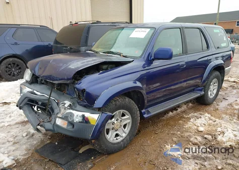 2002 Toyota 4Runner Sr5 V6 from USA, damaged, VIN JT3GN86R320251333